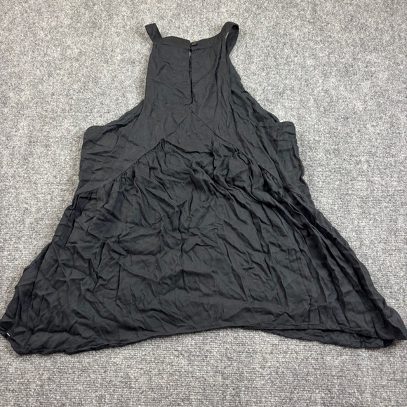 VOLCOM Women’s Black Boho Babydoll Sleeveless Top size: Large - Picture 2 of 7